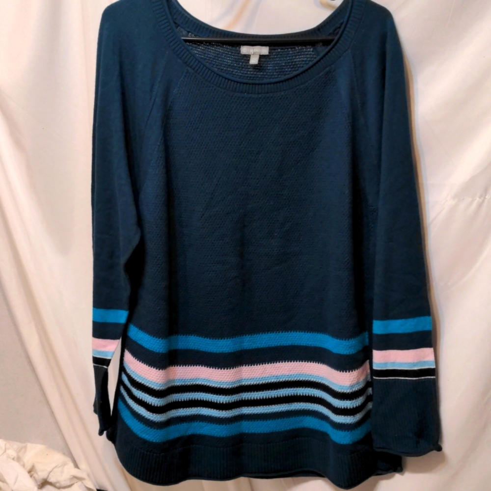 T by Talbot's turquoise sweater size XL petite